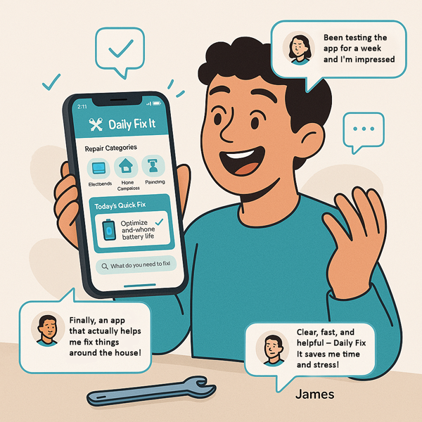 Daily Fix It App Beta Testing
